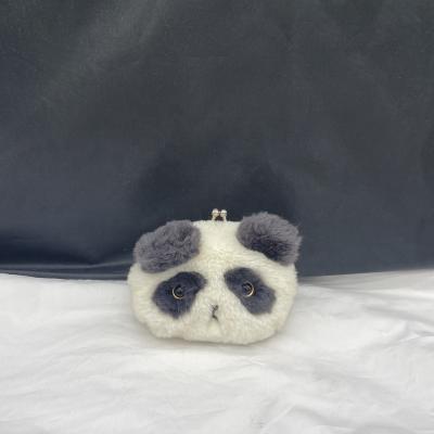 China RFID Customized Cute Cat Coin Bag Soft Filled Wallet Key Chain Plush Doll Children Mini Wallet Gift for sale