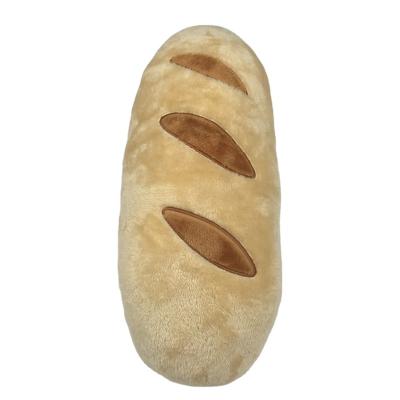 China Kids Gift Factory customized real bread shape pillow butter food bread plush pad food simulation plush stuffed toys for sale