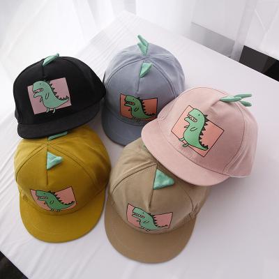 China JOINT Wholesale Custom Kids Dinosaur Fashion Cute Snapback Pattern Kids Baseball Cap for sale