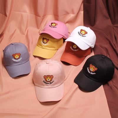 China breathable & Wholesale Blank Waterproof Cotton Baseball Cap Custom Logo Kids Hats Sports Cap Cute Kids Hat for sale