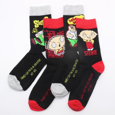 China Wholesale QUICK DRY cartoon character pattern of the fashion unisex style happy sock men's socks man socks for sale