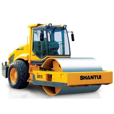 China Construction worksÂ   Shantui 18ton SR18 road roller single drum vibratory road roller with best price for sale