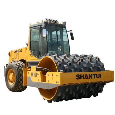 China Construction worksÂ   Shantui Road Roller SR12-5 China Good Quality Single Drum 12ton Vibratory Road Roller for sale