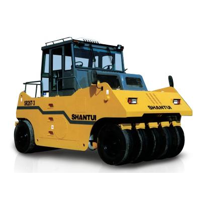 China Construction worksÂ   Types of 16ton Road Roller Shantui SR26T 118kw Pneumatic Tire for Asphalt Road Construction for sale