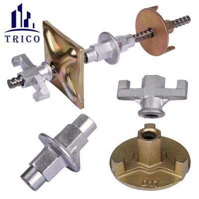 China Hebei TRICO Steel Aluminium Plastic Construction Formwork Concrete Tools Tie Nut For Doka Peri Formwork Tie Rod for sale