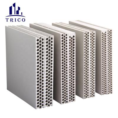 China Construction Formwork Material Recycled Plastic Slab Formwork Board PP Hollow Plastic Formwork Shuttering Sheet à venda