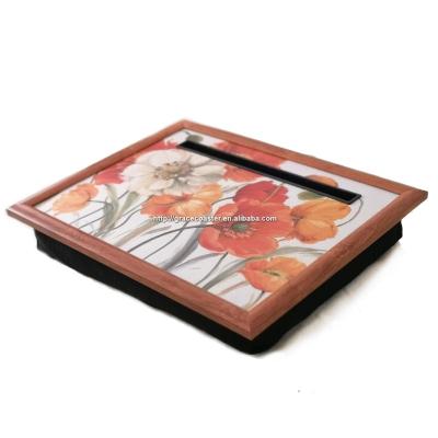 China Contemporary Customized Overlay Tray With Ipad Holder Overlay Desk With Ipad Holder for sale