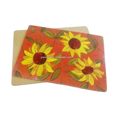 China Sustainable Laminated Place Mat With Printing Cheap Place Mat for sale