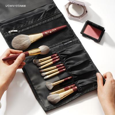 China Diy Diamond Cute Custom Crystal Colorful Champagne Vegan Black 3pcs 14pcs 10pcs Eye Makeup Reusable Makeup Brush Set for sale