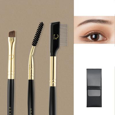 China Rownyeon Blending Private Label 3PCS Wholesale Reusable Eyelash Eyelash Eyebrow Brush Set for sale