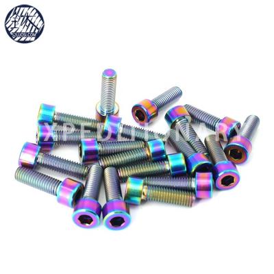 China China Gr5 DIN912 Allen Socket Titanium Screws M6 Cylindrical Fasteners For Motorcycle for sale