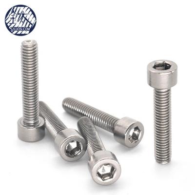 China Hex Socket Head Gr2 DIN912 M3 Titanium Socket Head Screws for sale