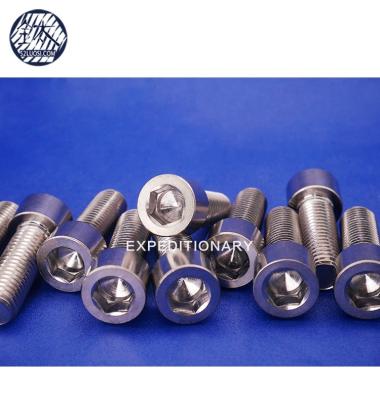 China 10mm 12mm 15mm 20mm Hex Gr5 Head Titanium Allen Screws Cylindrical Socket Price M6 DIN912 for sale