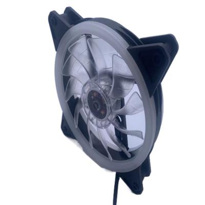 China Quiet Computer Case RGB Cooling Fan 120mm Computer PC Fans Colorful Cooler for sale