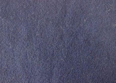 China Navy Blue Color Classical German Bolied Wool Fabric For Vest Drape Finish for sale