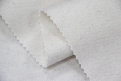 China Beautiful Garmen White Wool Flannel Fabric 57 / 59