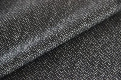 China Brushed Twill Construction Worsted Wool Fabric , Grey Strong Twilled Fabric for sale