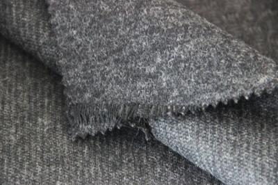 China 30% Wool /  70% Polyester Suiting Fabric , 500G / M Twilled Worsted Cloth for sale