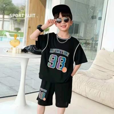 China Vintage Children's Boys Dinosaur Costume New Short Sleeve Home and Children's Wear Boys' and Children's Casual Home Wear Boys' Costumes for sale