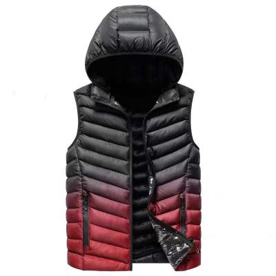 China Anti-Wrinkle Winter Jackets Vests Black Soft Light Weight Men's Casual Sleeveless Vest Jacket Stripper Jackets Vests for sale