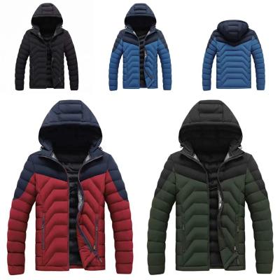 China Sustainable Custom High-elastic Fabric Plus Cotton Mens Jacket Foam Coat Winter Coat for sale