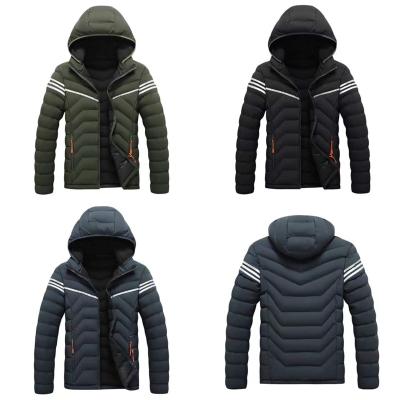 China American Custom Winter Waterproof Mens Jacket Stripper Viable Fish Windproof Mens Cotton Jacket for sale