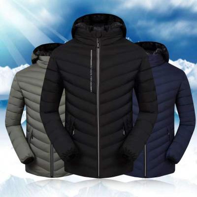 China Sustainable Custom Jacket Mens Waterproof Casual Winter Quilted Streetwear Down Stripper Jacket For Men for sale