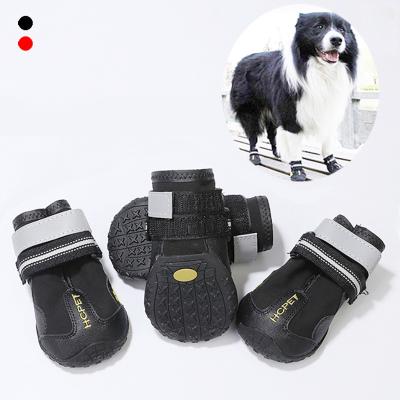 China Durable Thoughtful Dog Shoes Waterproof Anti Skid Dog Boots Sneaker Shoes Bump Pet Shoes For Husky Dogs Small Medium Large for sale