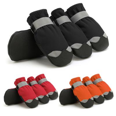 China Thoughtful portable fashion waterproof viable small medium large dog shoes and boots for sale