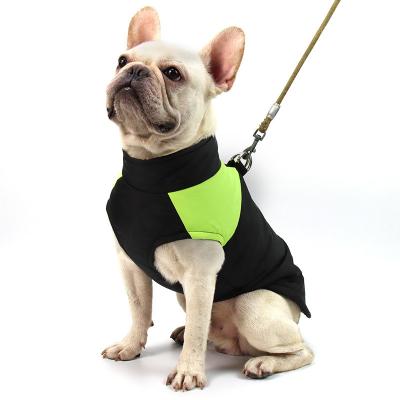 China Sustainable Customizable Dog Clothes Winter Jacket Warm Coat Dog Apparel Equipment Waterproof Vest For French Bulldog Dogs Pet Supplies for sale