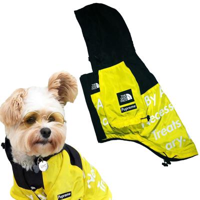 China Fashion Viable Dog Raincoat Coat The Reflective Dog Face Outdoor Jacket Raincoat For Small Medium Large Dog Cat Pet Clothes for sale