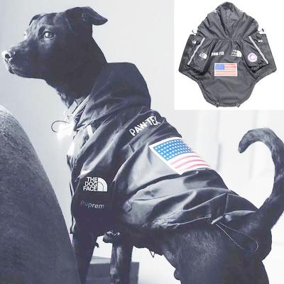 China Fashion Viable Dog Waterproof Coat The Dog Face Outdoor Jacket Reflective Pet Rain Coat For Dogs Cats Pet Costume for sale