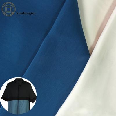 China Wholesale SAND WASH Hot Sale Waterproof Breathable Polyester Shirt Clothing Fabric Recycled High Quality Fabrics for sale