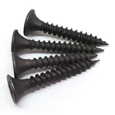 China Pakistan Market 3.5 4.2 Gauge 6 Phillips Flat Black Bugle Head Drywall Screws Galvanized Drywall Screws for sale