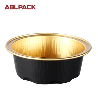 China Green 50ml Aluminum Foil Baking Packaging Containers Foil Baking Cup for sale