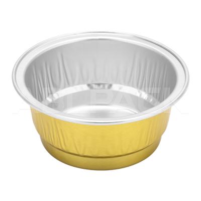 China ABLPACK 68ml Aluminum Disposable Caramel Pudding Cut Cheesecake Food Delivery Baking Container for sale