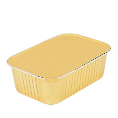 China Best Selling Colorful 1035ml Food Aluminum Foil Food Container Aluminum Foil Cup for sale