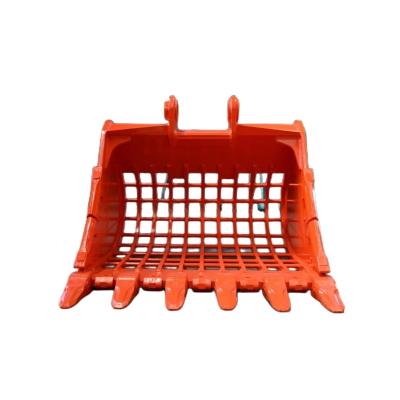 China Excavator Attachment Mini Digger Buckets Screen Bucket Rock Cleaning Bucket for sale