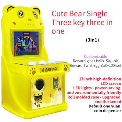 China Amusement Machine Coin operated games vending  Three-Button Three-In-One Button Game for sale