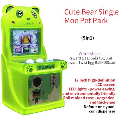 China Coin-Op Game Coin Pusher Cute Pet Paradise Button Game for sale