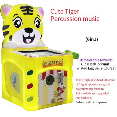 China Süße Tiger-Klopf-Eichhörnchen-Maschine Heim-Entertainment-Münzmaschine Innenraum-Kinderspielgeräte zu verkaufen