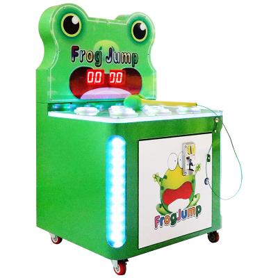 China Hitting Coin Operated Arcade Machine Hitting Frog Games Machine Crazy Frog Hammer Game Machine for sale