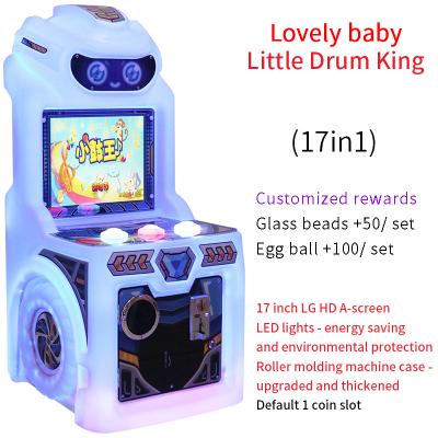 China Münzbetriebene Maschinen Spiele Musik Little Drum King Button Game zu verkaufen