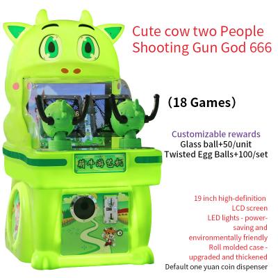 China Kinderen'S Ball Shooting Machine Dubbel Shooting Machine arcade bubbel shooter Te koop