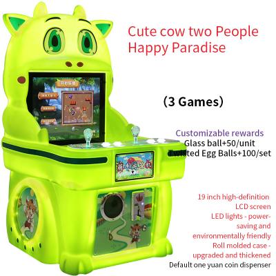 中国 ハッピー・パラダイス 2人ジョイスティック ゲームアーケードマシン 販売のため