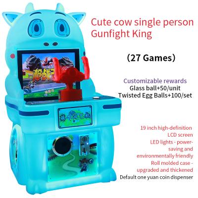 China Arcade muntspelmachine Kinderen Single Gunfight King Machine Te koop