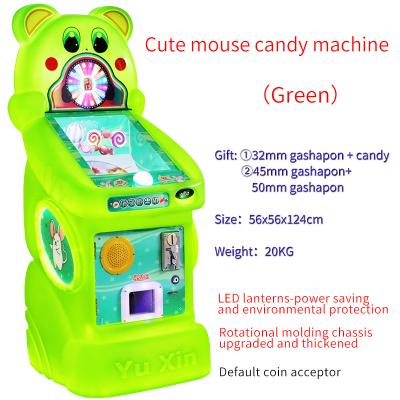 China Zoete machine snoep grijper snoep arcade machine spel schattig muis kleurrijke snoep dispenser Te koop