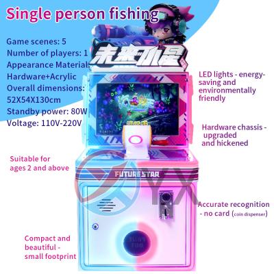 China Un jugador de pesca Opcional Serie de juegos de arcade con monedas en el interior De carreras de niños Consola de arcade de niños Arcade en venta