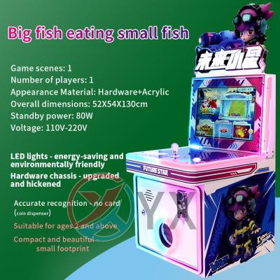 China Big Fish Eat Small Fish Game Coin Operation Future Small Star Play Children'S Arcade Hammer Game Consoles for sale