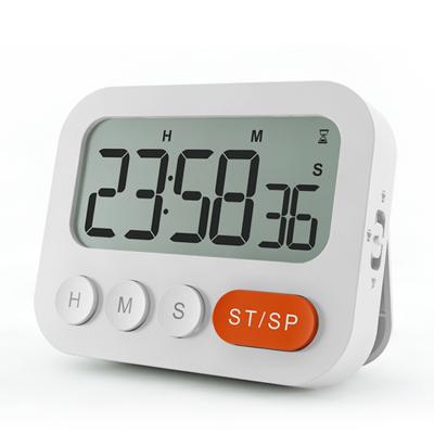 China Sustainable Digital Timer Clock 12/24 Hour Countdown Kitchen Count Down Timer Clock With Alarm for sale